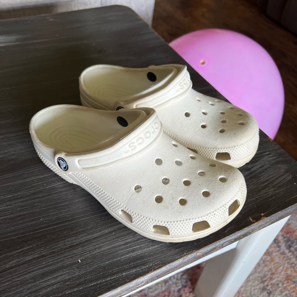 White Crocs